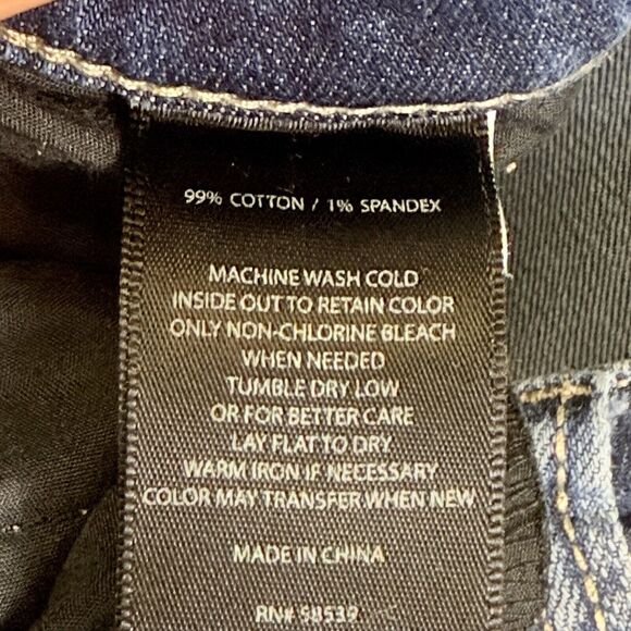 Kut from the Kloth Distressed Holes Straight Leg High Rise Jeans Women's 18 18W - Picture 9 of 9